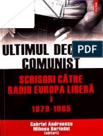 Introducere, Ultimul Deceniu Comunist