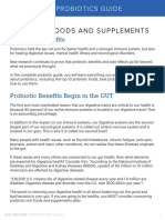 Probiotics Benefits: Ben Ef Its, Food S and Supplem Ents