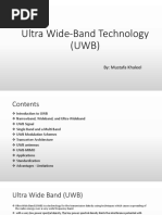 Ultra Wide-Band Technology (UWB) : By: Mustafa Khaleel