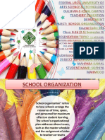 school organization - Sophiya Mahmood
