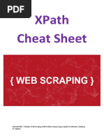 Xpath Cheat Sheet: Ahmed Rafik - Modern Web Scraping With Python Using Scrapy, Splash & Selenium (Udemy) 2 Edition