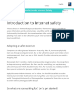 Introduction To Internet Safety: Adopting A Safer Mindset
