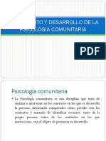 1 Surgimiento y Desarrollo de La Psicologia Comunitaria