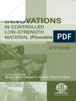 Innovations in Controlled Low-Strength Material ASTM Special Technical Publication