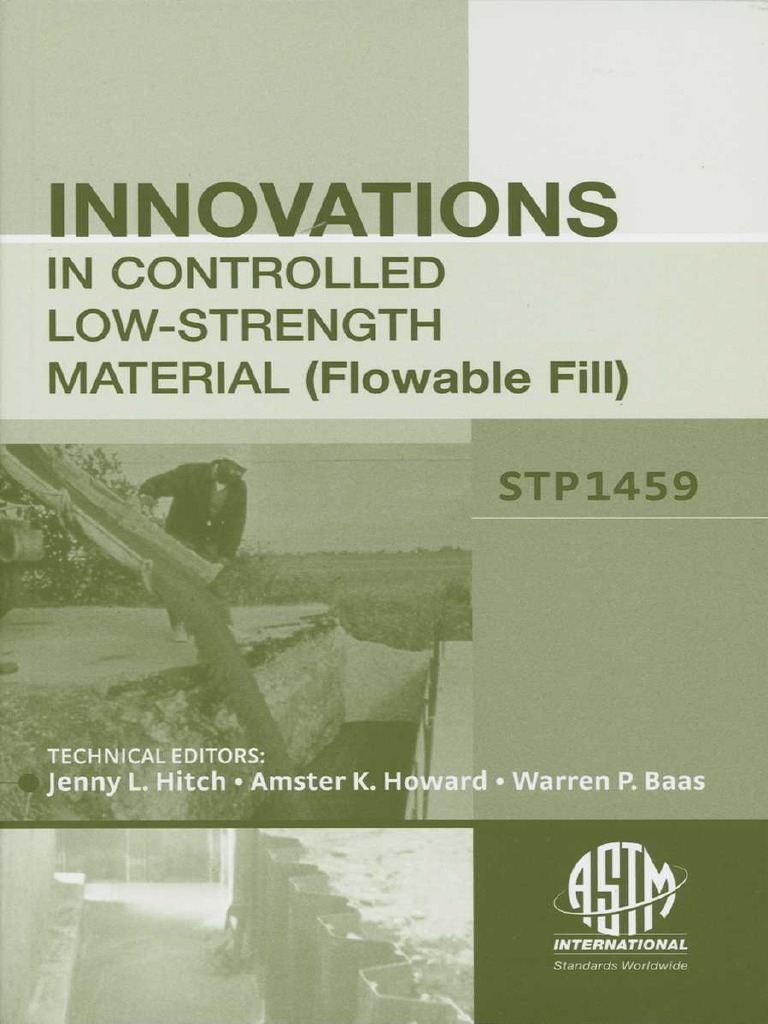 Innovations in Controlled LowStrength Material ASTM Special Technical