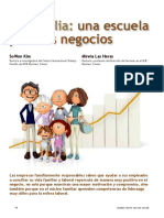 La Familia Una Escuela para Los Negocios