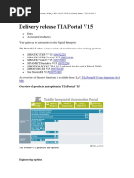 Delivery Release TIA Portal V15