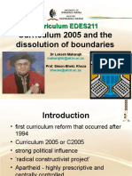 Curriculum 2005