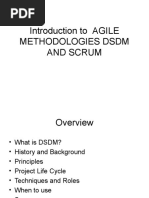 Introduction To AGILE Methodologies DSDM and Scrum