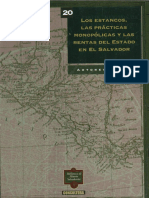 Los estancos, las prácticas monopólicas y las rentas del Estado en El Salvador. AAVV.