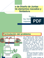 Diseño de Juntas Mediante Elementos Roscados y Soldadura