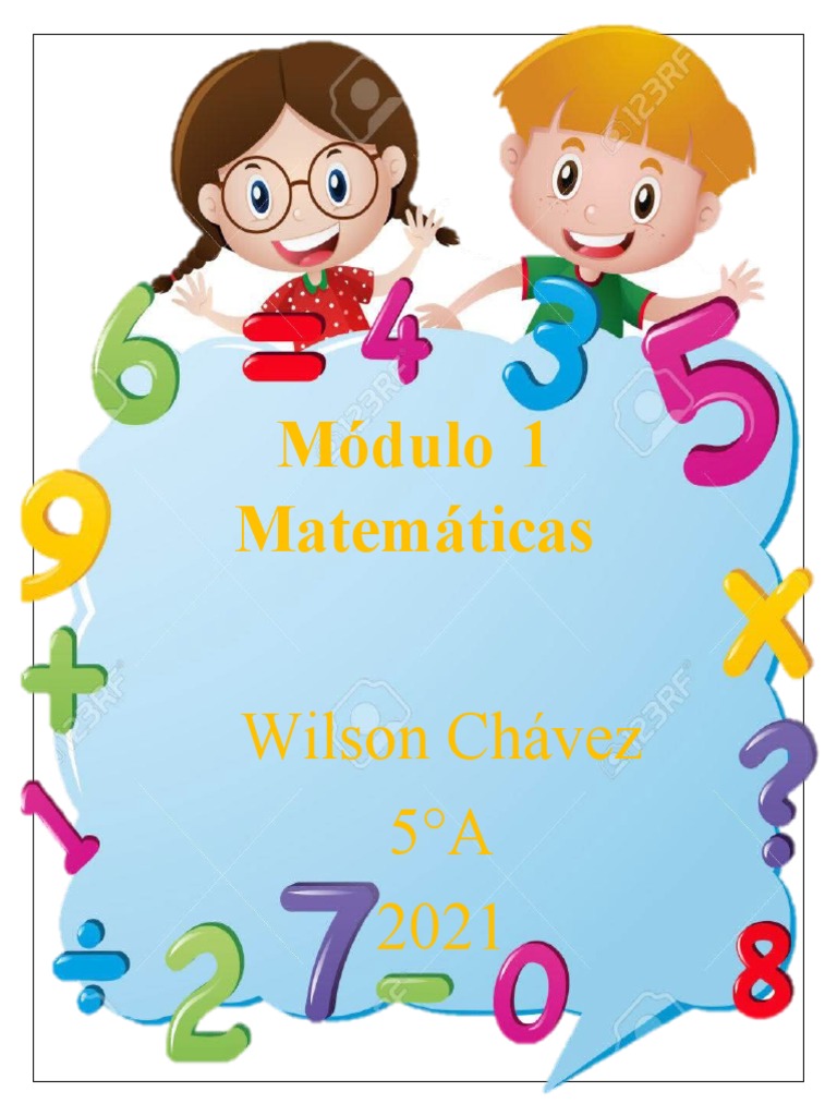 Módulo 1: Matemáticas para Estudiantes | PDF | División (Matemáticas ...