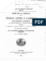 Arte de La Lengua de Los Indios Campas 1890