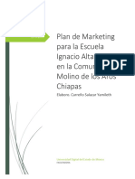 Propuesta de Marketing Ejercicio Practico para La Escuela Molino de Aros