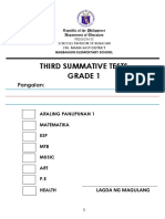 Third Summative Test Booklet Final