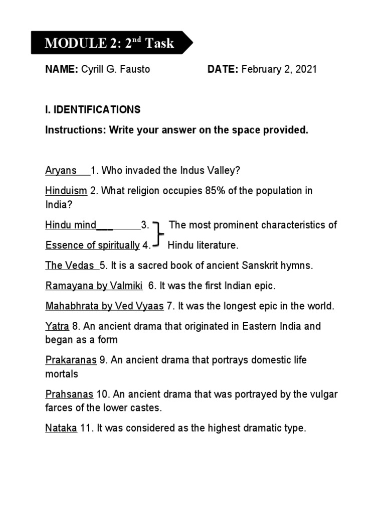 Module 2 World Lit Pdf