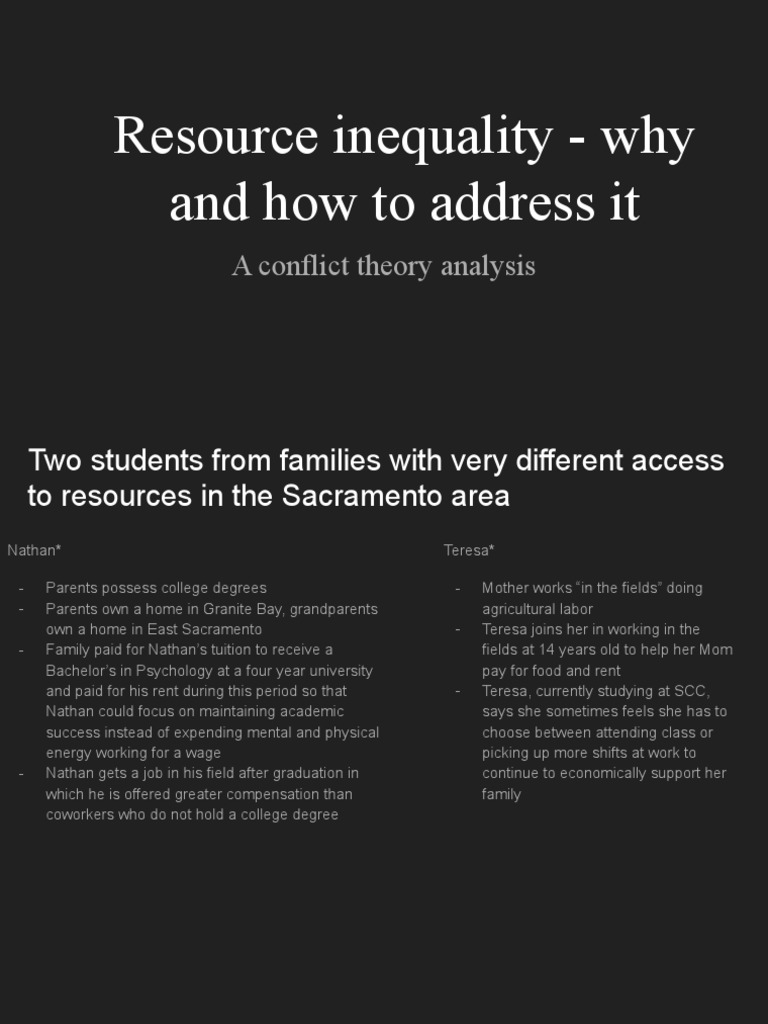 Inequality - Why and How To Address It - A Conflict Theory Analysis ...
