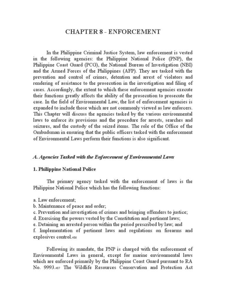 Enforcing Environmental Protection An Overview of the Key Agencies Tasked with Upholding