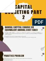 Capital Budgeting Part 2