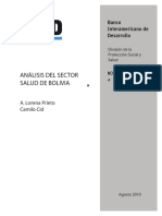 Analisis Del Sector Salud de Bolivia