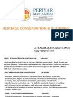 Heritage Conservation