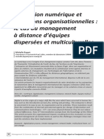 Révolution Numérique Et Mutations Organisationnelles