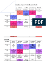 Jadwal Blok Komunitas 2