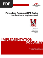 Implementation Document - Pengadaan Perangkat HPE Aruba Dan Fortinet + Implementasi