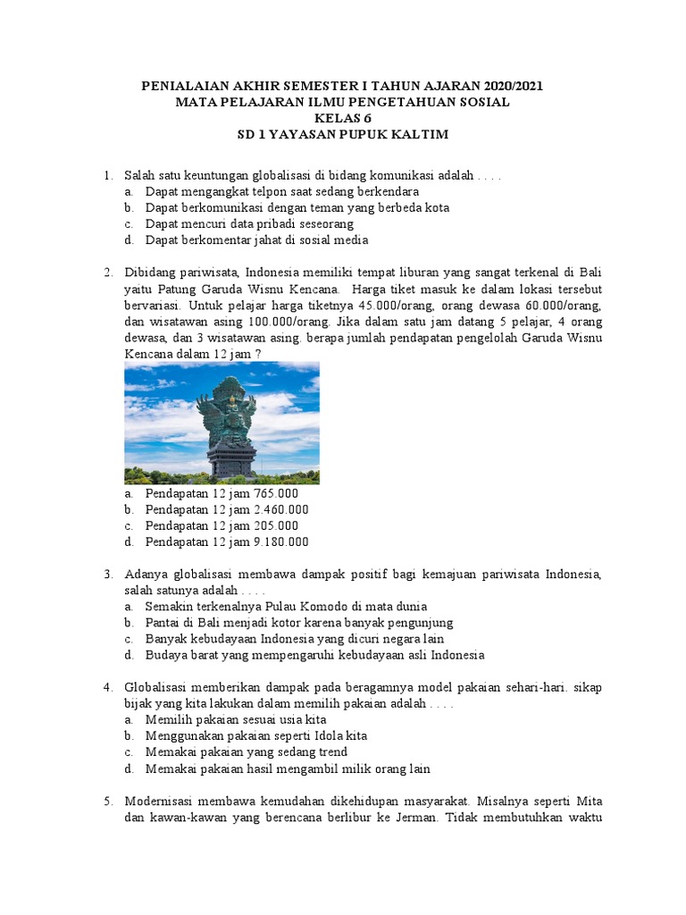 Pas Ips Kelas 6 Pdf