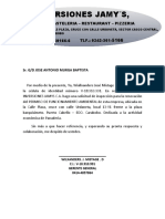 Inversiones Jamys, panadería, pastelería, restaurante y pizzería en Puerto Cabello