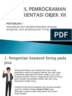 Modul 1 Pemrograman Berorientasi Objek Xii