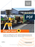 GEOMAX PRECISION: ZDL700 - DL Digital Level 0.7 MM Accuracy With Internal Memory