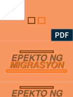 Epekto NG Migrasyon