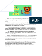 Isang Daga Ang Nakatuwaang Maglaro Sa Ibabaw NG Isang Natutulog Na Leon