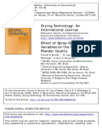 2005 - Birchal - Effect of Spray-Dryer Operating Variables On The Whole Milk Powder Quality