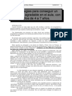 Estrategias para Conseguir Un Ambiente Agradable en El Aula 4-7 Años