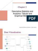 Descriptive Statistics and Analytics: Tabular and Graphical Methods