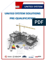 United System Solutions Pre-Qualification Document