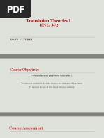 Translation Theories 1