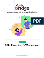 SQL Exercise & Worksheet: Connecting You To The Next Level in Life
