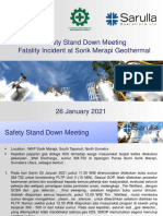 Safety Stand Down 26-01-2021 - Sorik Merapi H2S