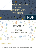 LESSON 12 Social Stratification