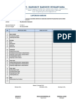 Form Checklist Public Area