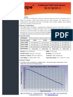 Etape: Continuous Fluid Level Sensor Pn-12110215Tc-X