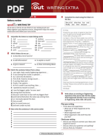 Speakout Writing Extra Elementary Unit 12