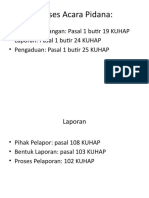 Proses Pidana dari Laporan hingga Pengaduan