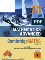(Pender Et Al, 2019) Cambridge Mathematics Advanced Year 11