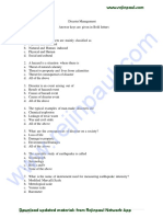 Disaster-Management MCQ