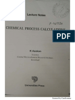 Chemical Process Calculation by K Ashokan-1