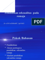 Pendidikan Seksual Pada Remaja